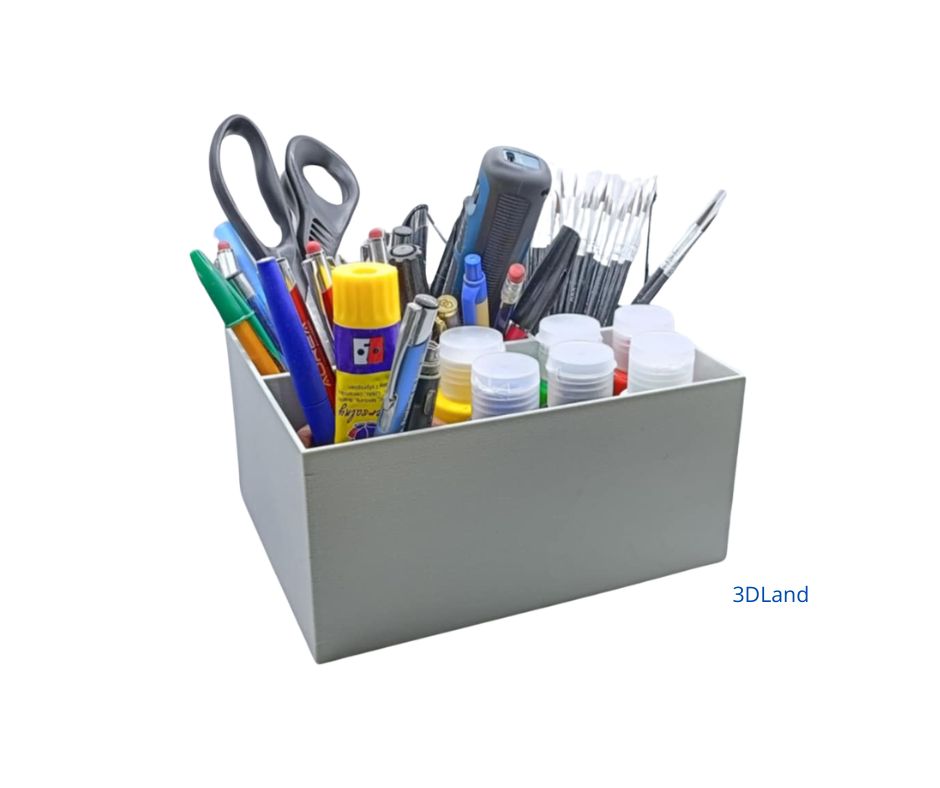 Organizer 3D – 4 komory (3 prostokątne + 1 podłużna)