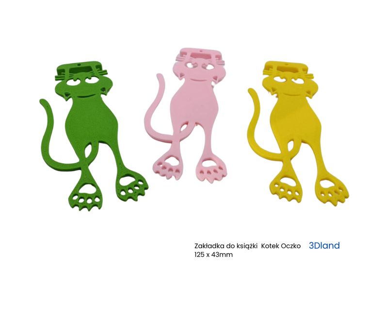 Zakładka do książki  Kotek Oczko