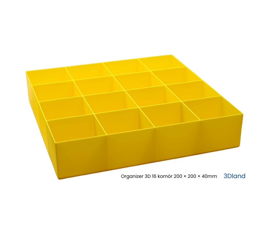 Organizer 3D 16 komór 200 × 200 × 40mm