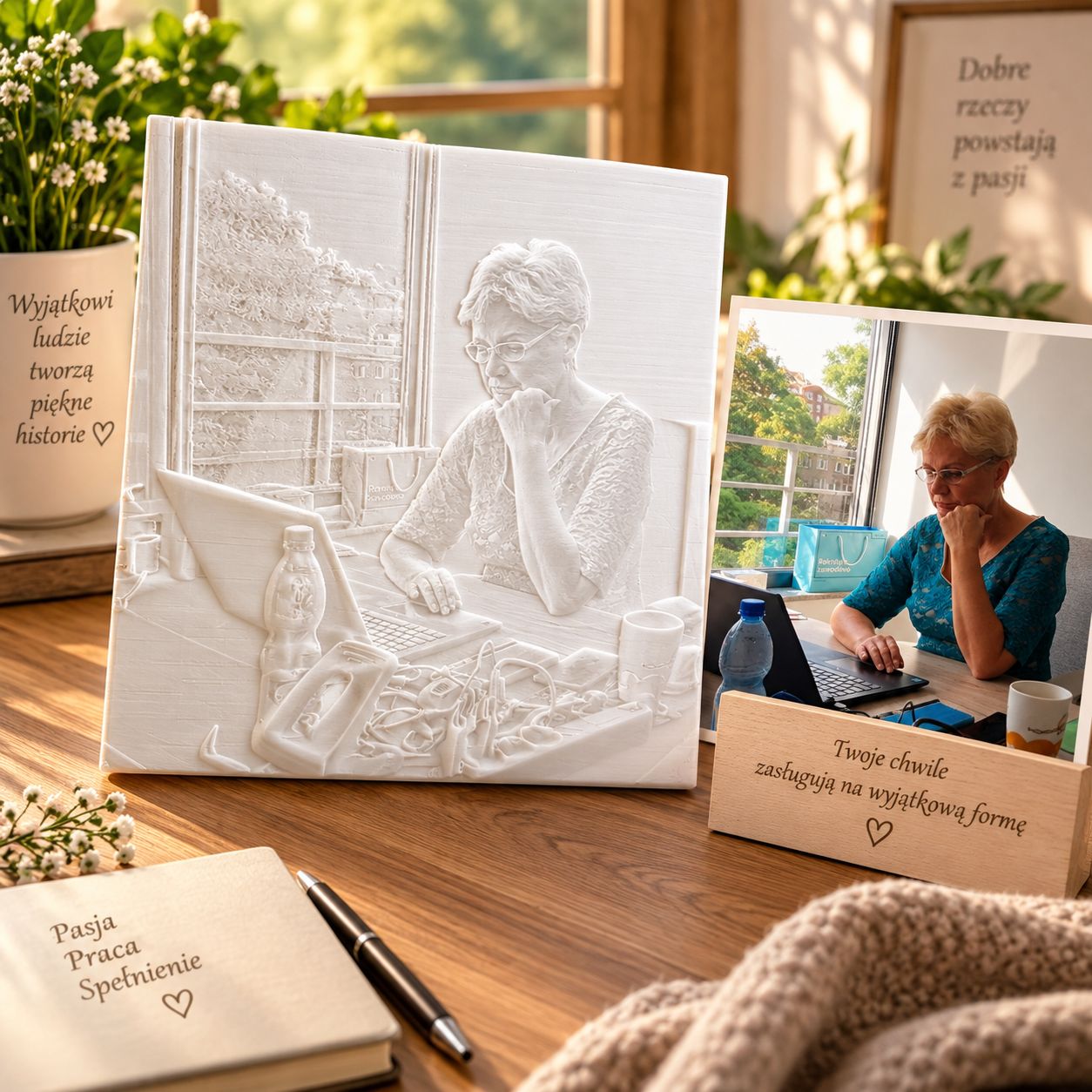 Relief 3D ze zdjęcia – personalizowana dekoracja i pamiątka na prezent