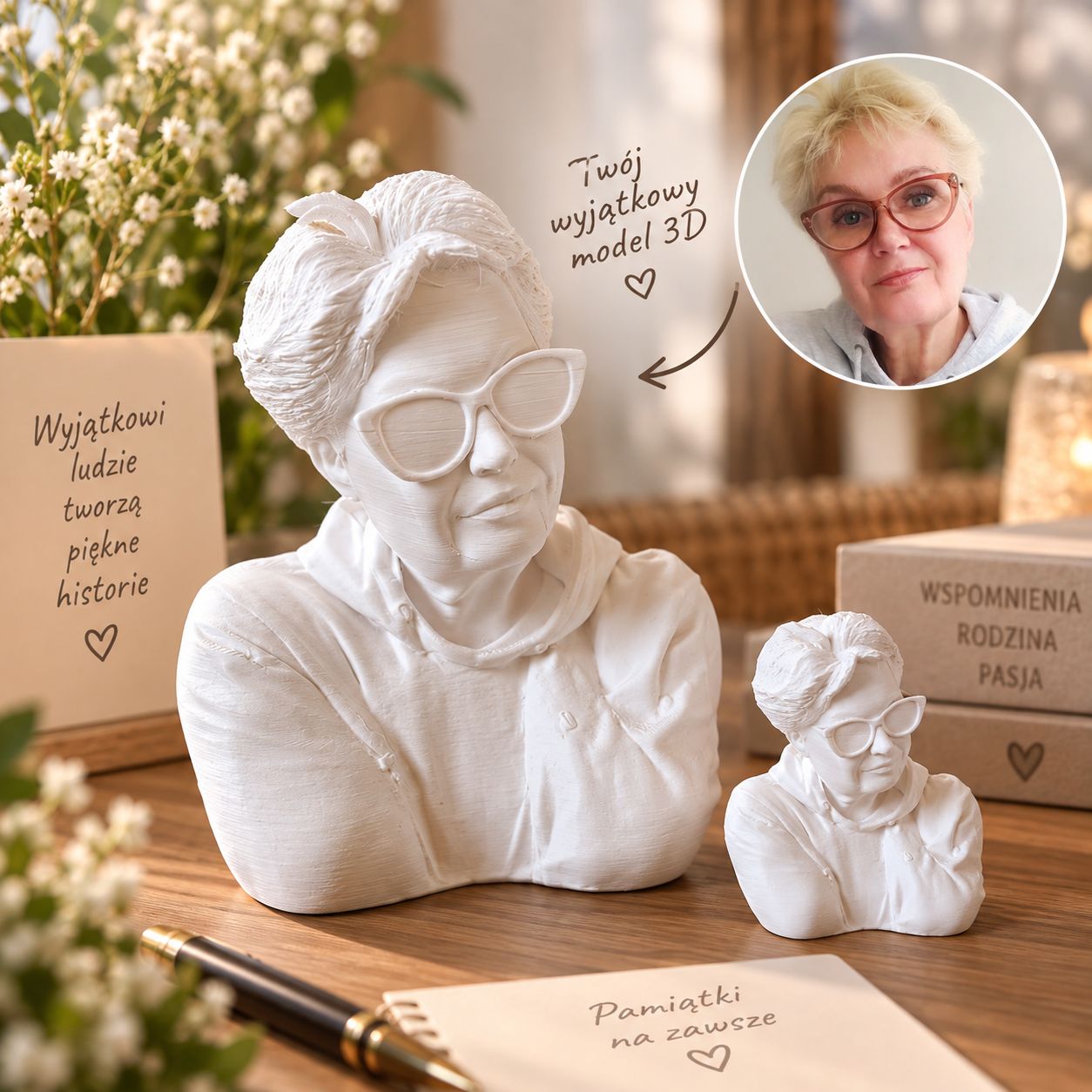 Personalizowana figurka 3D ze zdjęcia – wyjątkowy prezent na zamówienie