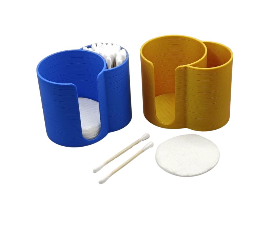 Organizer na patyczki higieniczne i płatki do demakijażu