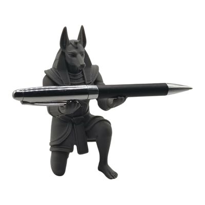 Anubis figurka/stojak na pióro wieczne, długopis.
