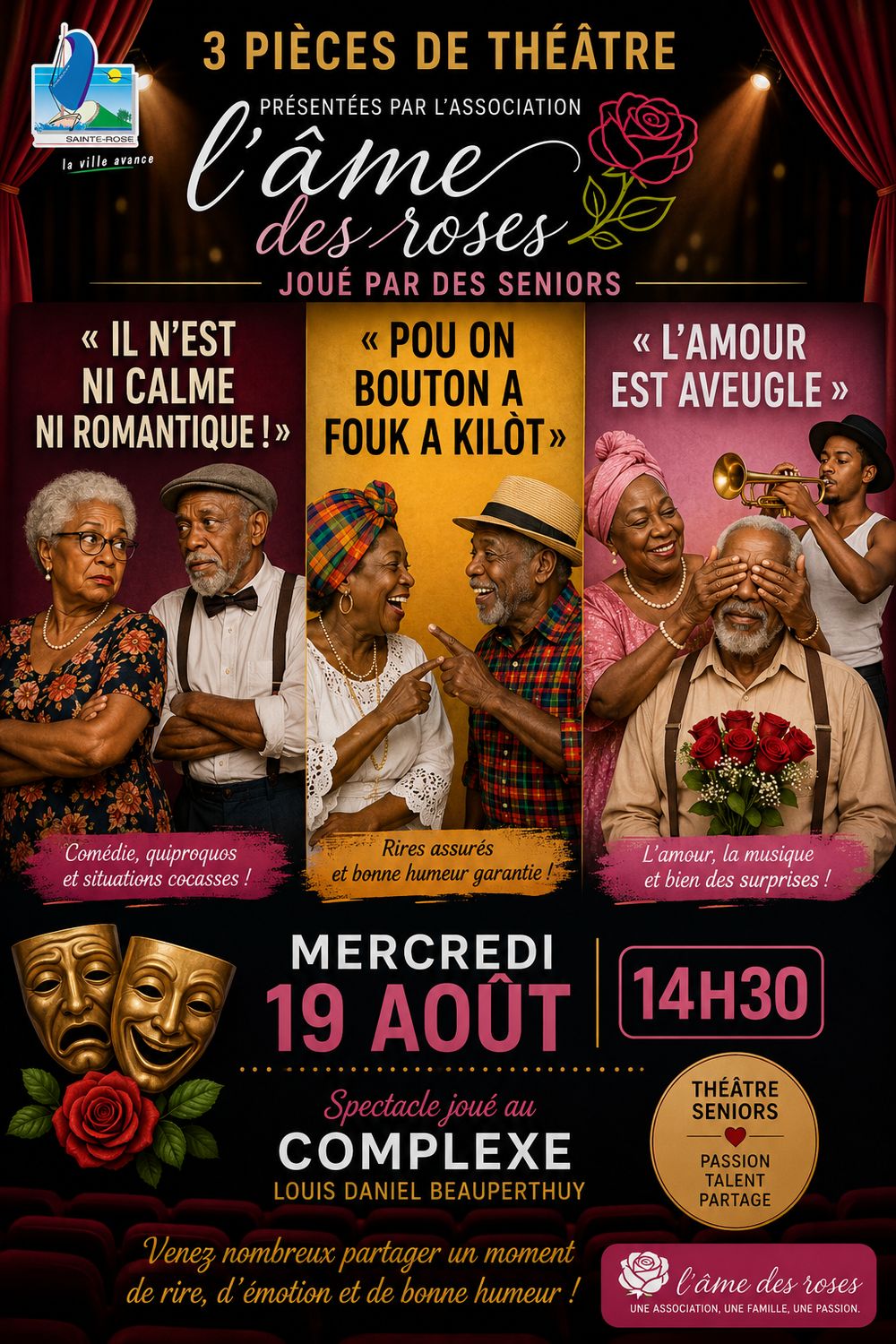 THÉÂTRE AVEC L’ÂME DES ROSES