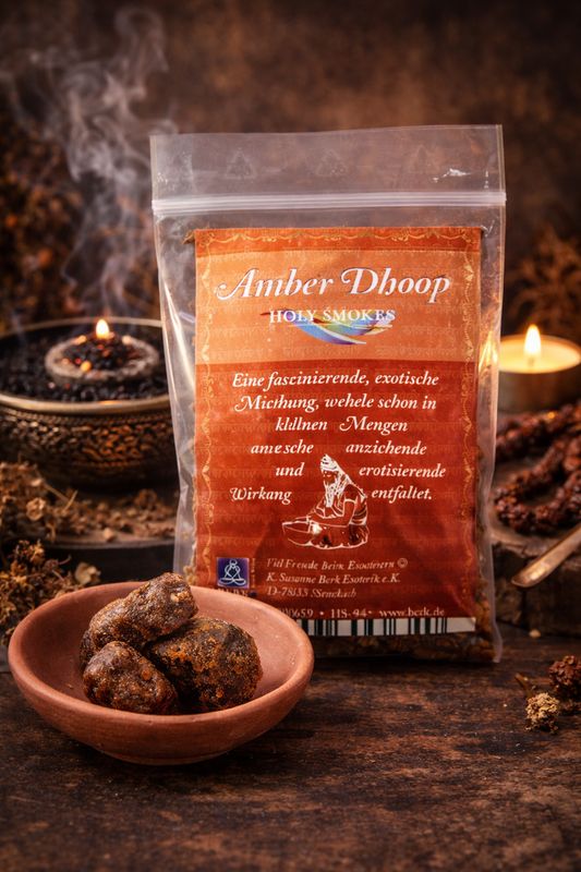 Ayurvedischer Amber Dhoop – 5 g Naturharz | Traditioneller Tempelduft | Veyra-Soul