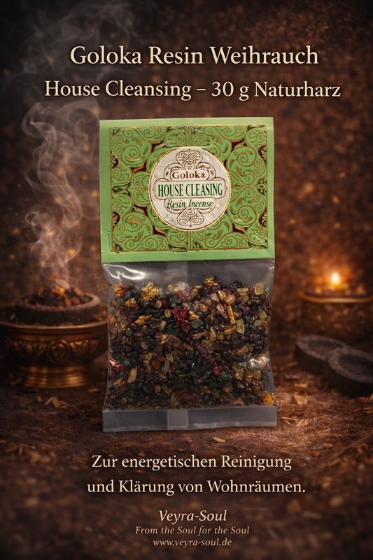 🕯️ Resin Weihrauch Hausreinigung – 30 g Naturharz für energetische Reinigung | Veyra-Soul