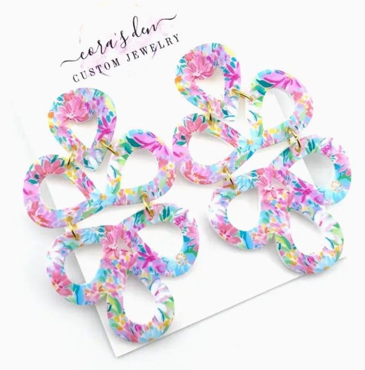 Pattern Geometric Earrings