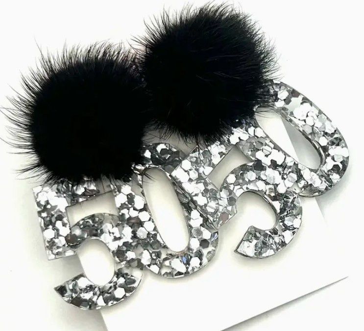 50 Birthday Earrings