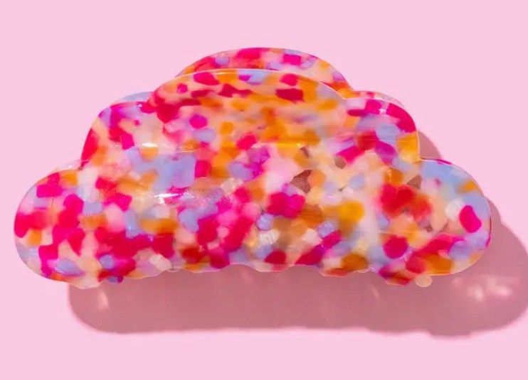 Claw Hair Clip - Colorful Scallop