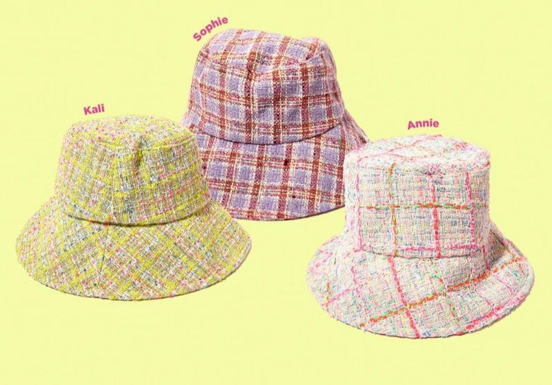 Tweed Bucket Hat - Annie