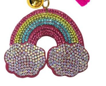 Crystal Keychain - Rainbow Clouds