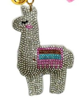 Crystal Keychain - Llama