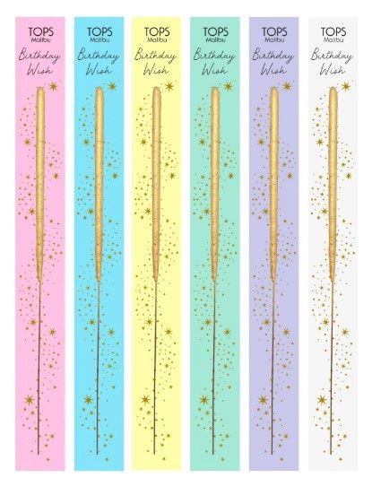 Wish 6.75&quot; Sparkler Card
