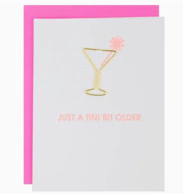 Just A Tini Bit Older Paper Clip Card