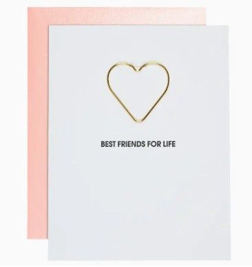 Best Friends for Life - Paper Clip Card
