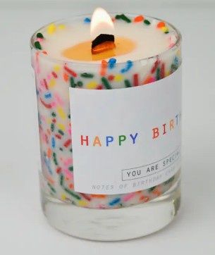 Mini Happy Birthday Candle