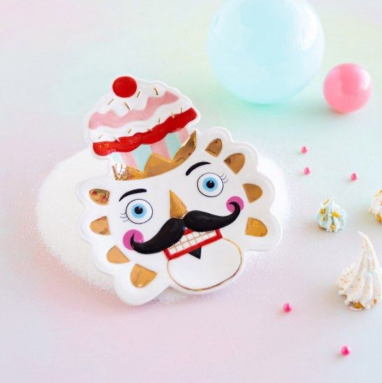 Colonel Cupcake Plate