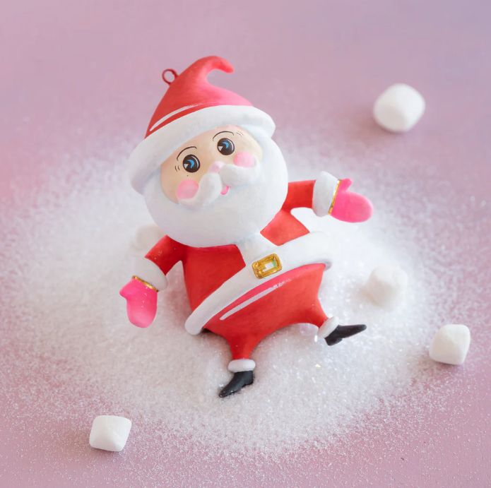 Red Baby Papa Noel - Orn