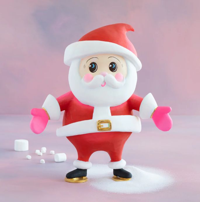 Baby Papa Noel Tabletop - Red