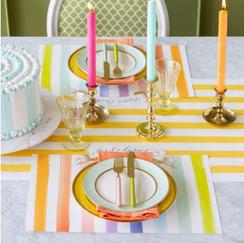 Sorbet Painted Stripe Placemat