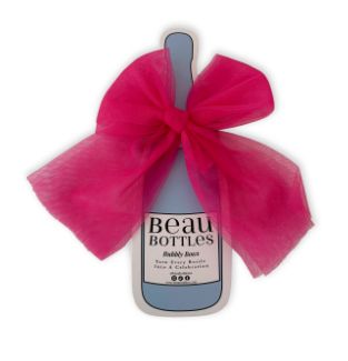 Beau Bottles - Hot Pink Tulle Bottle Bow