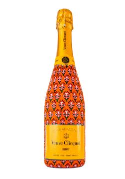 Beau Bottles - Indian Blockprint Red Leaf - Veuve