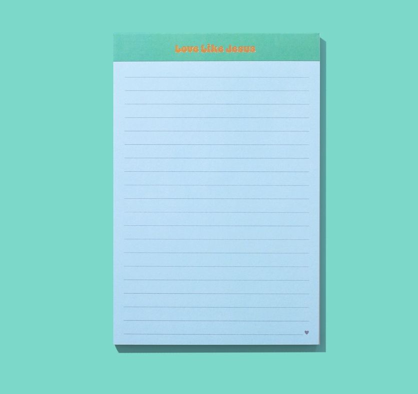 Lg List Pad - Love Like Jesus
