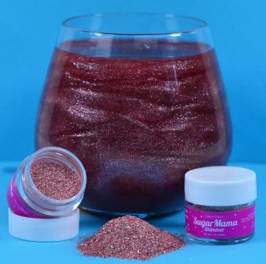 Bordeaux Babe Shimmer - Burgundy Edible Glitter