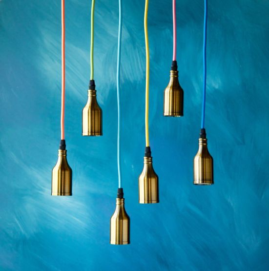 Rainbow Woven Light Cord