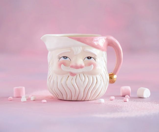 Papa Noel Pink Pitcher