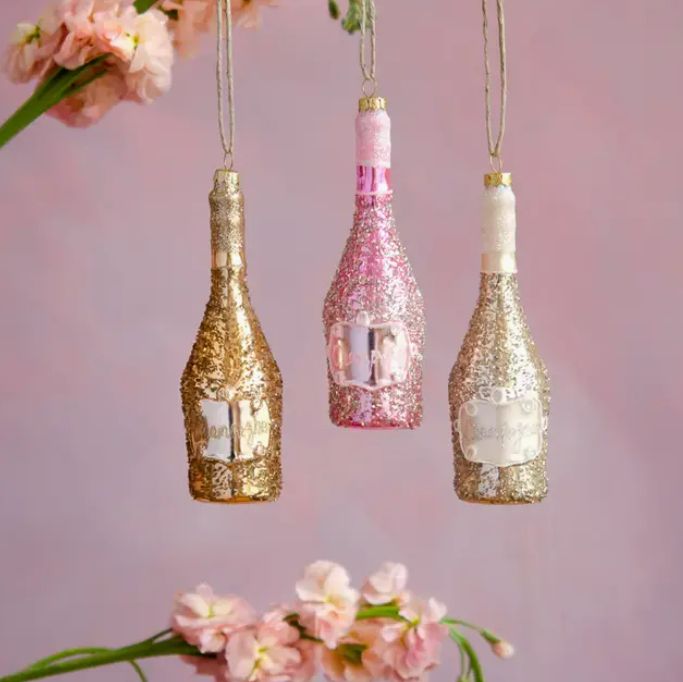 Champagne Bottle Orn