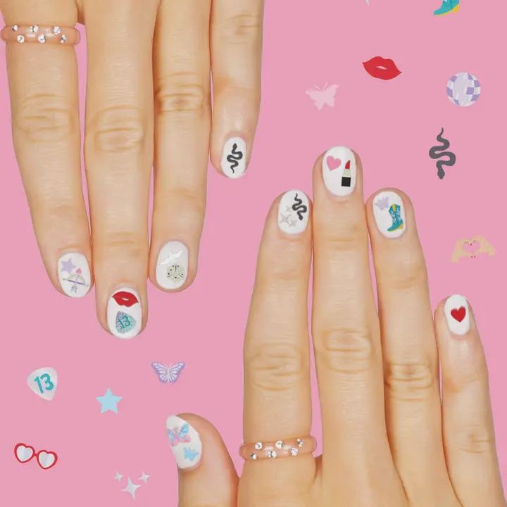 Taylor Swift Eras Nail Stickers