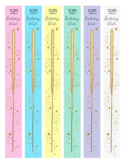 Wish 6.75" Sparkler Card