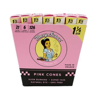 Blazy Susan Cones  21ct - Pink 1.25&quot;