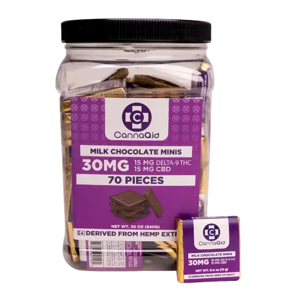 CannaAid Milk Chocolate Mimis -70ct