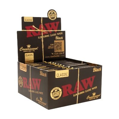 Raw Black Rolling Papers - 1.25&quot;