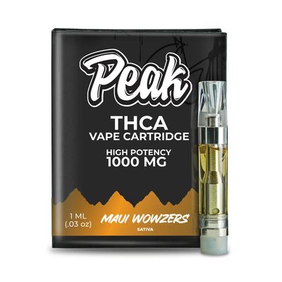 Peak High Potency THCA Cartridges 10ct - Chocolate mint Hybrid