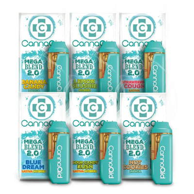 CannaAid Mega Blend 2ml Disposable - Sour Candy Kush Sativa Hybrid