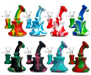 5.13" Silicone Waterpipe