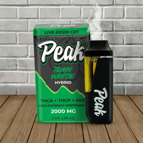 Peak High Potency 2ml Disposables 5ct - Hindu Kush Indica