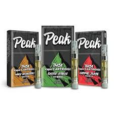 Peak High Potency THCA Cartridges 10ct - Razzberry Slushie Sativa