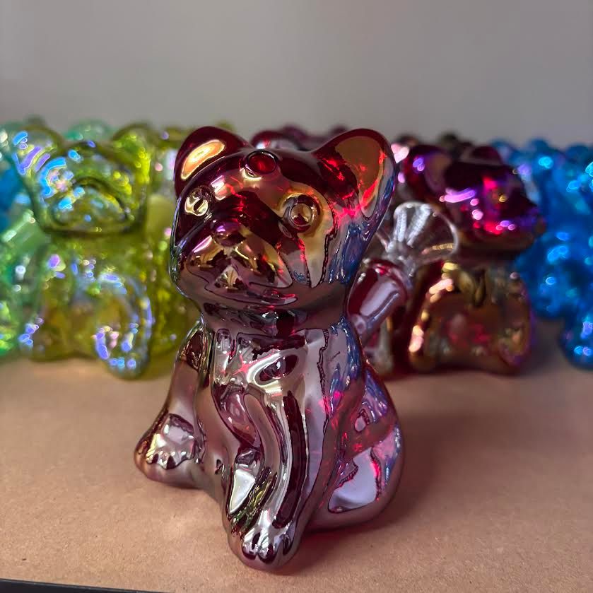 4.5" Holographic Dog Water Pipe