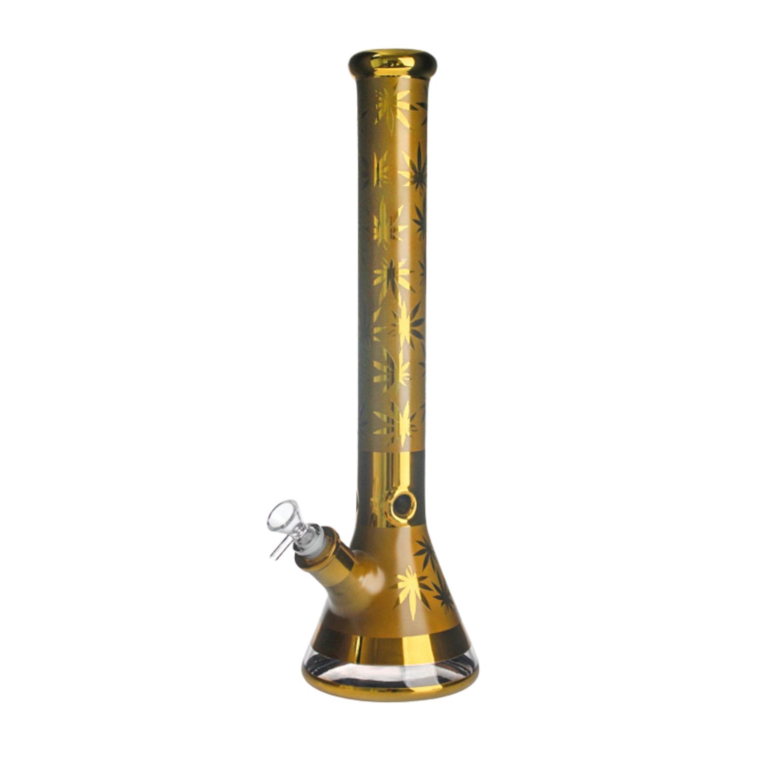 18" Holographic Flower Image Beaker