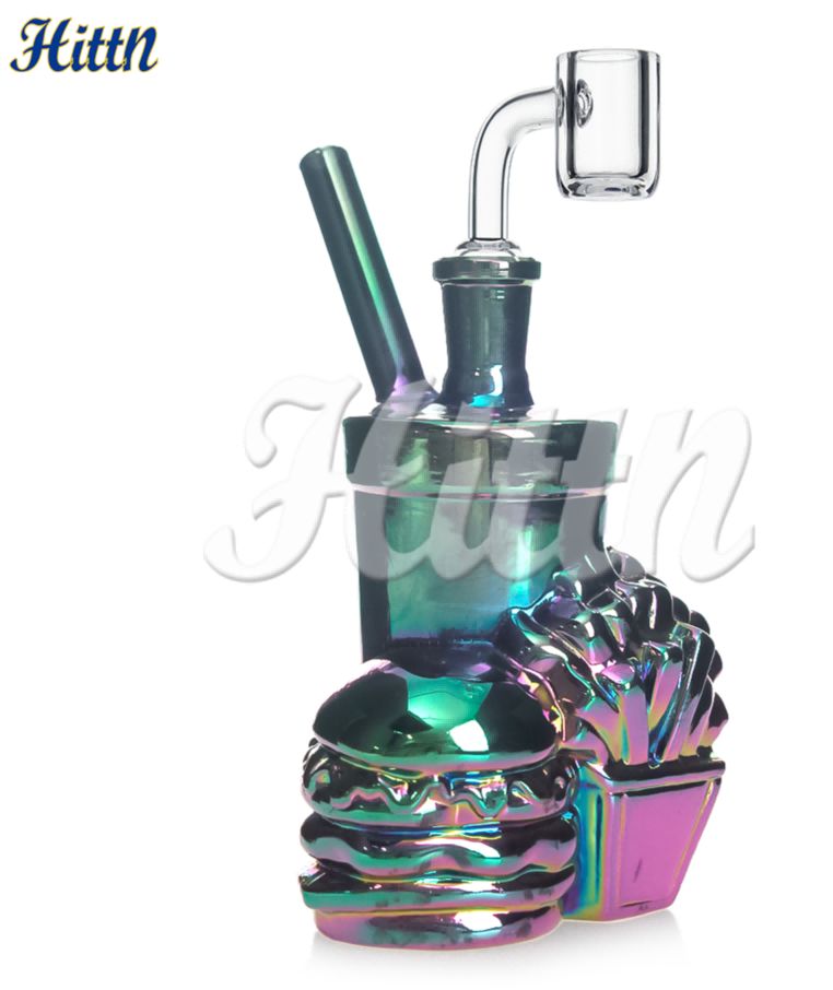 6" Burger &amp; Fries Dab Rig