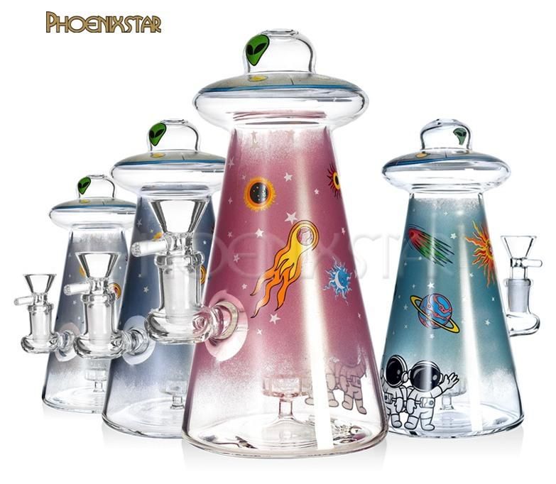 6.5" UFO With Showerhead Perc Water Pipe