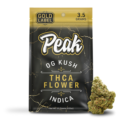 Peak Gold Label THCA Flower 3.5G - OG Kush (Indica)