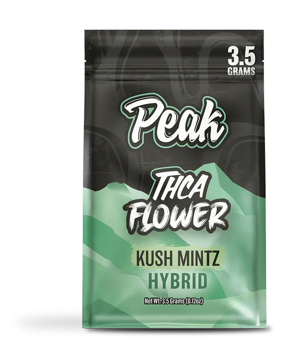 Peak THCA Flower 3.5G - Kush Mintz (Hybrid)