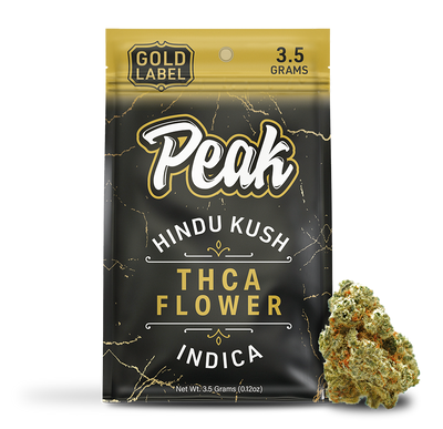 Peak Gold Label THCA Flower 3.5G - Hindu Kush (Indica)