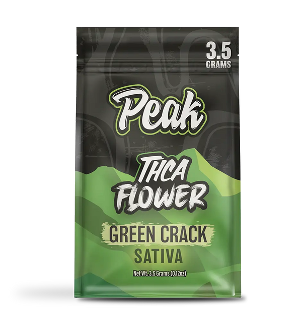 Peak THCA Flower 3.5G - Green Crack (Sativa)