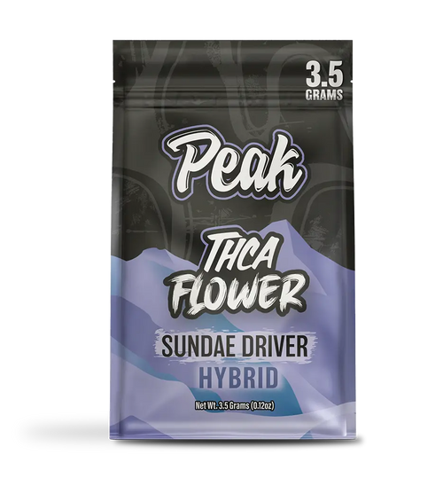 Peak THCA Flower 3.5G - Sundae Driver (Hybrid)